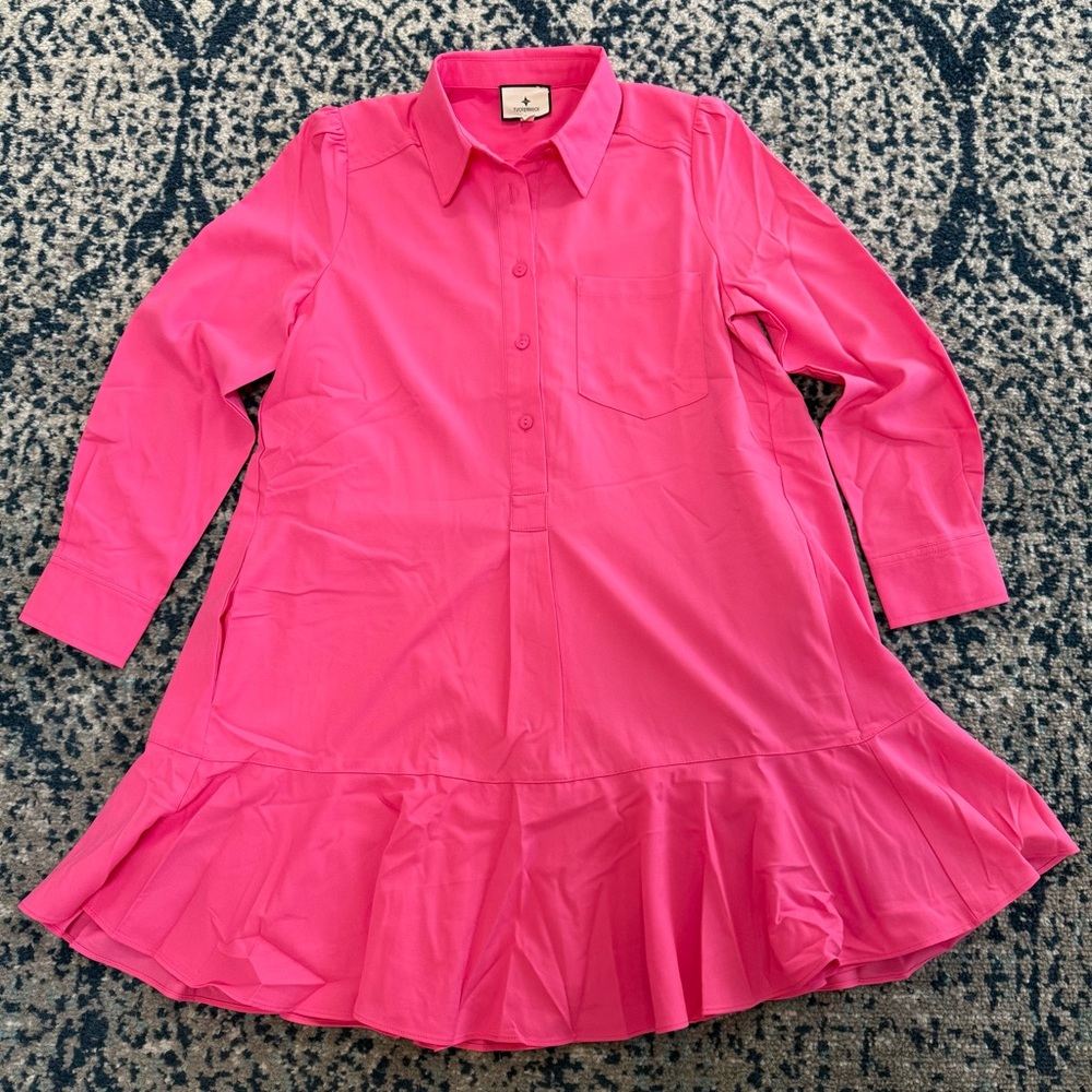 Tuckernuck Pink Shirtdress